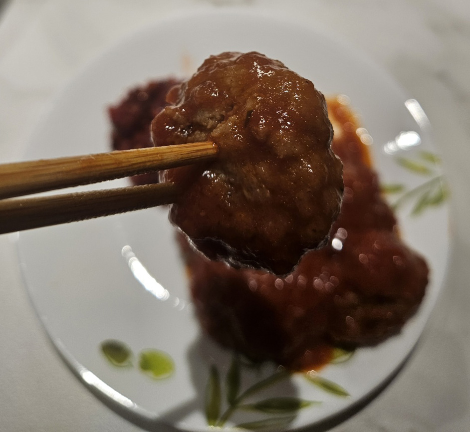 코스트코 고메 토마토 미트볼 근접샷