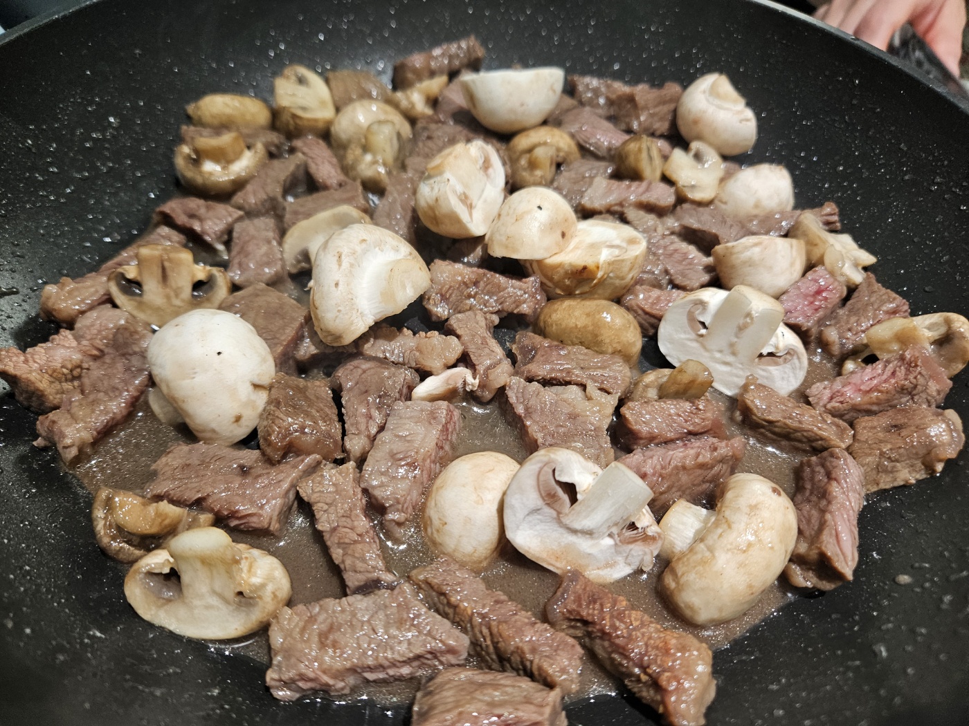 코스트코 꽃갈비살과 양송이버섯