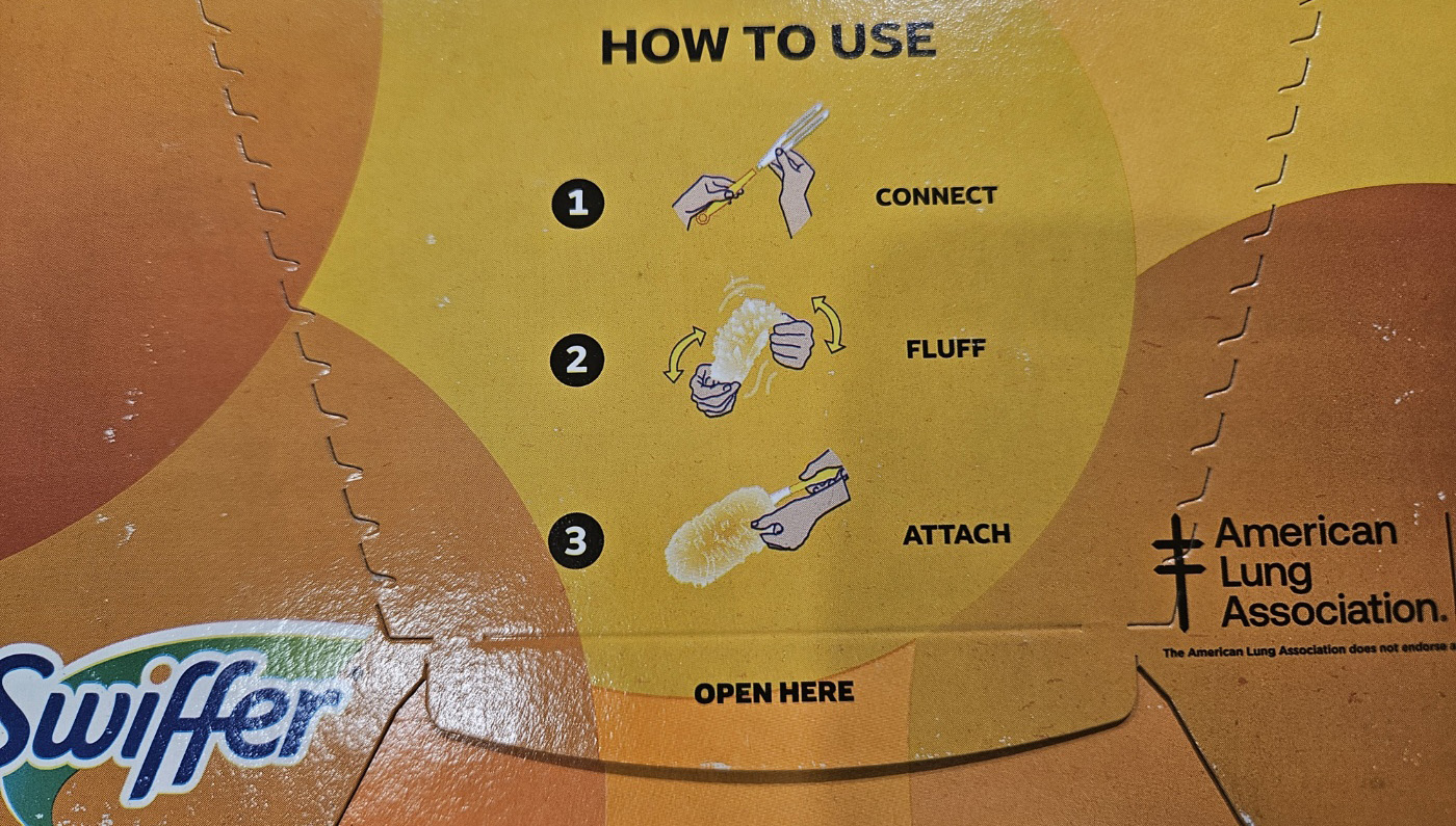 스위퍼 헤비듀티 먼지 청소포 사용 방법