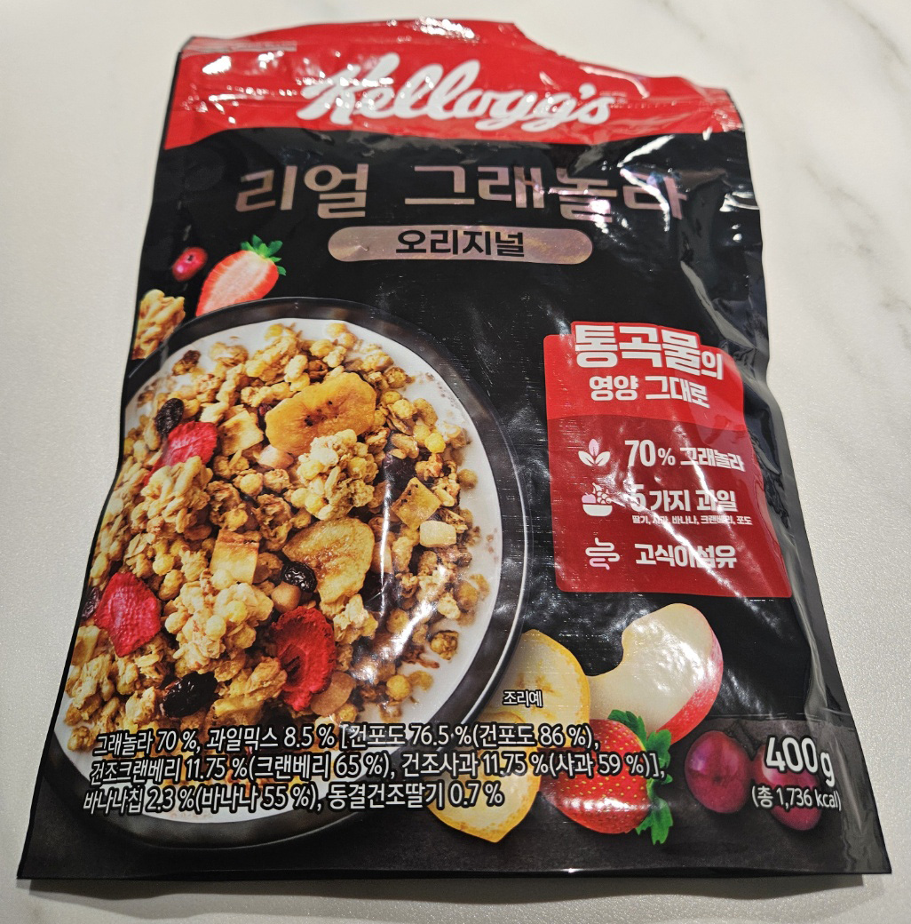 코스트코 켈로그 리얼 그래놀라 봉투