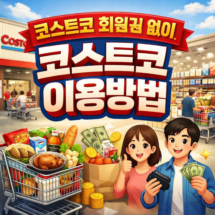 코스트코 회원권 없어도 들어갈 수 있다? 비회원 이용 방법 총정리