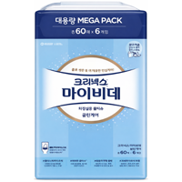 크리넥스 마이비데 물티슈 (60매 X 6팩)