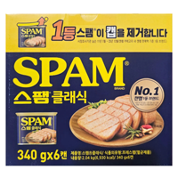 SPAM 스팸 클래식 340G X 6