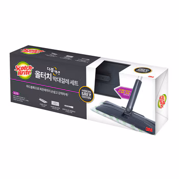 스카치브라이트 더블액션 청소걸레세트 핸들+청소포44매