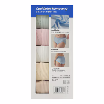 바디블루 여성 팬티 세트 5P