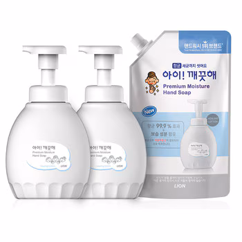 아이깨끗해 프리미엄 핸드워시 450ml x 2 + 리필600ml