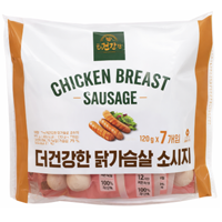 더 건강한 닭가슴살 소시지 120G X 7