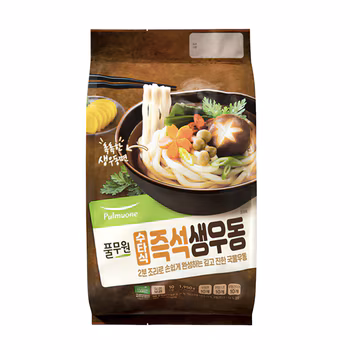 풀무원 수타식 즉석생우동 195g x 10