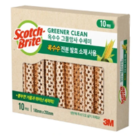 스카치브라이트 옥수수그물망사 수세미 10개