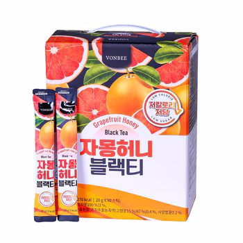 본비 자몽허니블랙티 90입