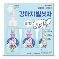 시리우스 강아지 발씻자 270ML X 3 + 실리콘팁