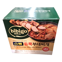 비비고 스팸듬뿍부대찌개 460G X 4