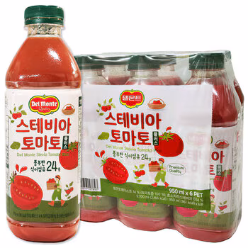 델몬트 스테비아 토마토 주스 950ml x 6