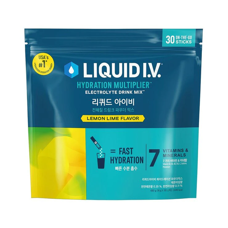 LIQUID I.V. 전해질파우더믹스 16GX30레몬라임맛