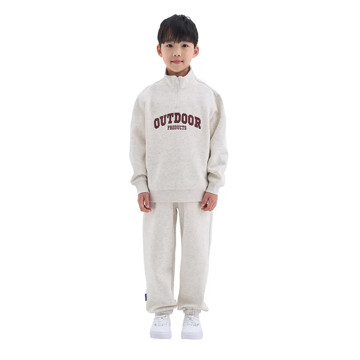 OUTDOOR PRODUCTS 키즈 하프집업세트 130-165 ASIAN SIZE
