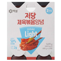 백설 저당제육볶음소스 800GX2